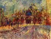 Pierre-Auguste Renoir Markusplatz in Venedig oil painting artist
